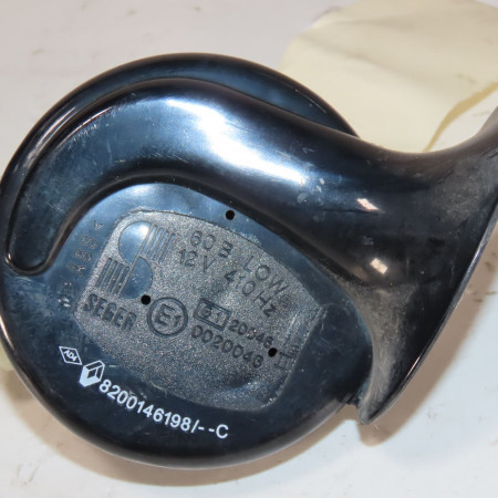 Klaxon  / avertisseur occasion  Renault CLIO III (BR0/1, CR0/1) 1.2 16v (br02, br0j, br11, cr02, cr0j, cr11) (2005-2014) 5 portes   8200146198 