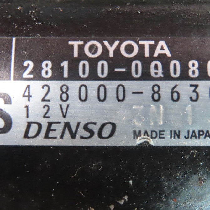 Démarreur occasion  Toyota YARIS (_P9_) 1.0 vvt-i (ksp90_) (2005-2011) 5 portes   281000Q080  4