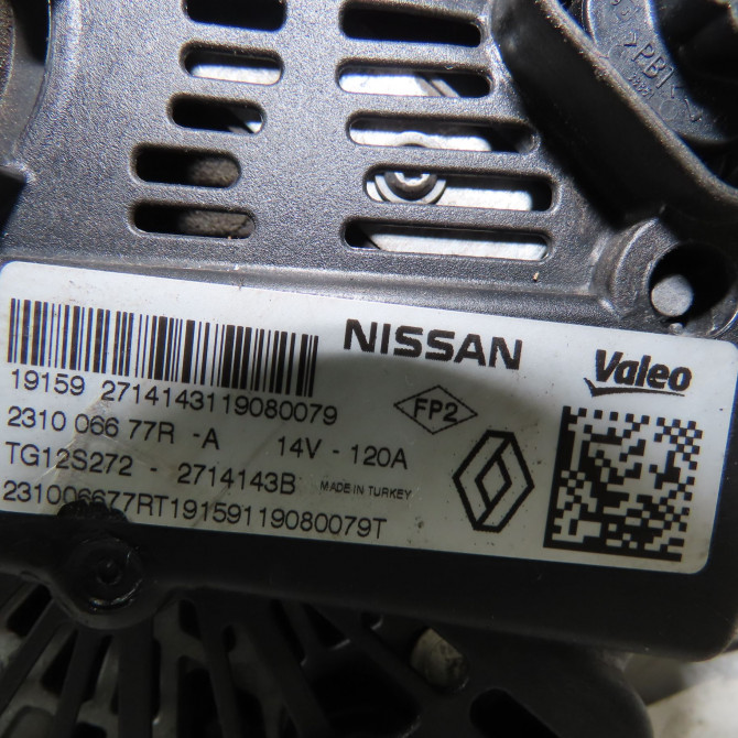 Alternateur occasion  Renault CAPTUR I (J5_, H5_) 0.9 tce 90 (2013) 5 portes   231006677R  2