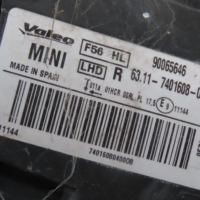 Phare droit occasion  Mini MINI (F56) Cooper sd (2014-2017)   63117401608  3