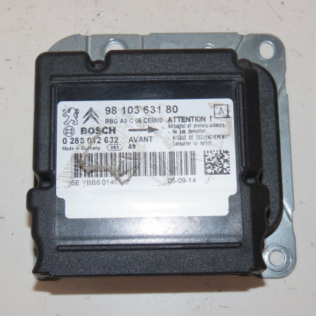 Boitier pyrotechnique occasion  Peugeot 208 I (CA_, CC_) 1.6 hdi (2012) 5 portes   9810363180 