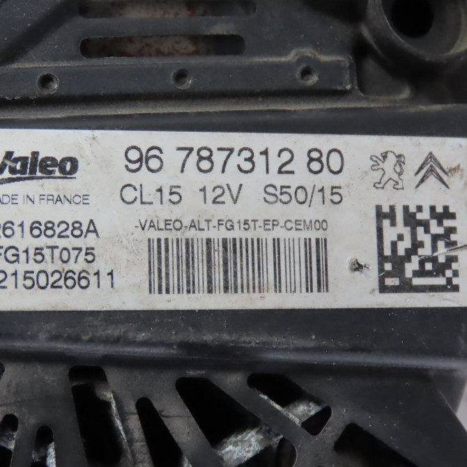 Alternateur occasion  Peugeot 308 II (LB_, LP_, LW_, LH_, L3_) 1.6 gti (l35gnh) (2015-2021)   9678731280  2