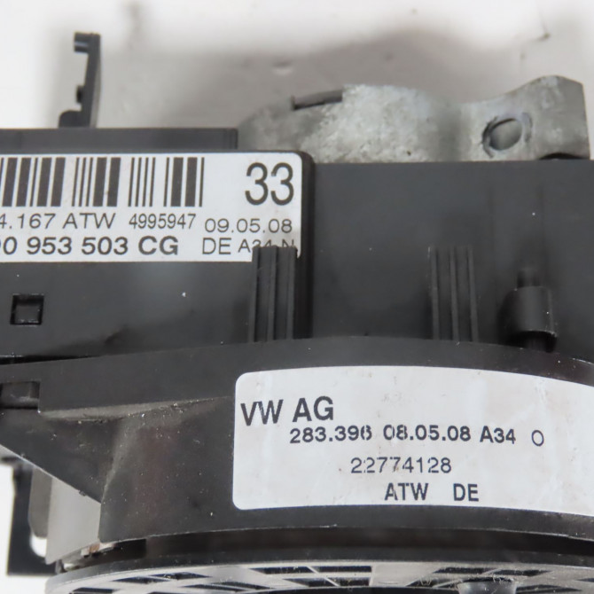 Bloc commodos occasion  Volkswagen vw POLO (9N_, 9A_) 1.4 tdi (2001-2005) 5 portes   6Q0953513E9B9  2