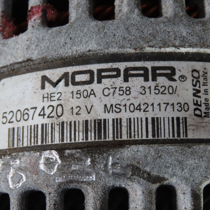 Alternateur occasion  Fiat TIPO 3/5 portes (356_, 357_) 1.0 (357hxn1a) (2020)   52067420  2