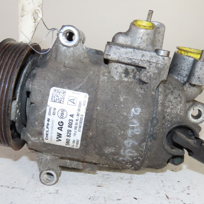 Compresseur air conditionne occasion  Volkswagen vw POLO V (6R1, 6C1) 1.6 tdi (2009) 5 portes   5N0820803A  1