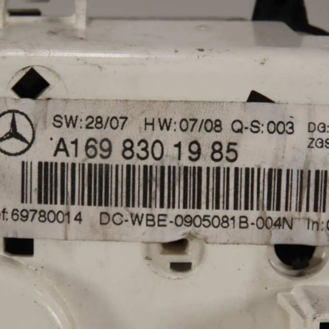 Commande de chauffage occasion  Mercedes-benz CLASSE B Sports Tourer (W245) B 180 cdi (245.207) (2005-2011) 5 portes   A1698301985  2