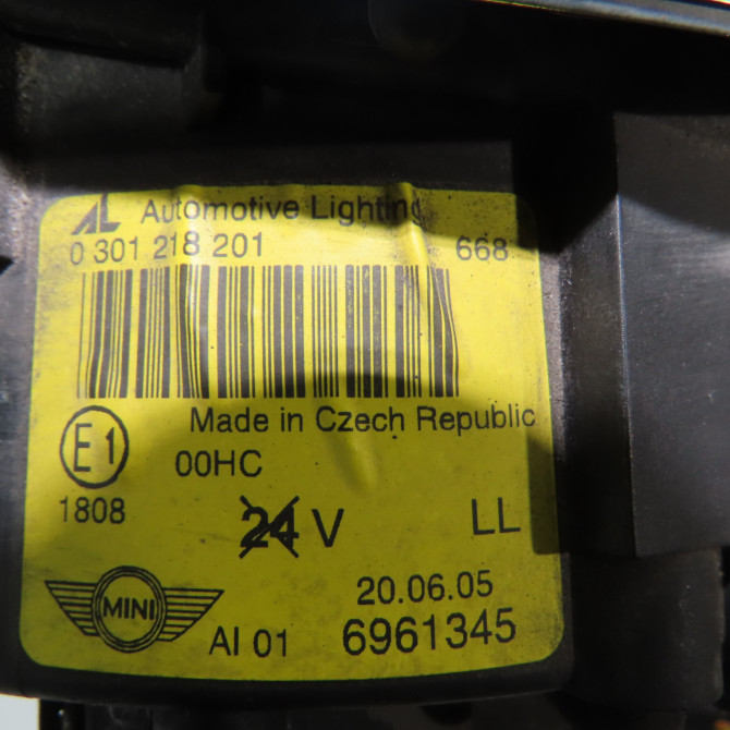 Phare gauche occasion  Mini MINI (R50, R53) Cooper (2001-2006) 3 portes   63126961345  2
