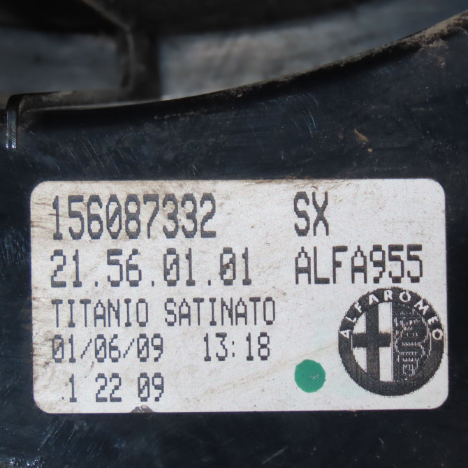 Feu arrière gauche occasion  Alfa romeo MITO (955_) 1.6 jtdm (955axe1b) (2008-2015)   71752163  2