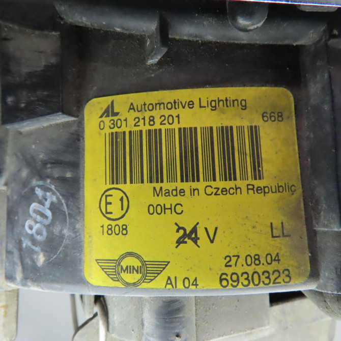 Phare gauche occasion  Mini MINI Décapotable (R52) Cooper (2004-2008)   63127198729  2