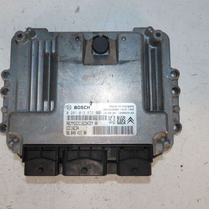 Calculateur moteur occasion  Peugeot 207/207+ (WA_, WC_) 1.6 hdi (2006-2013) 5 portes   9664843780  1