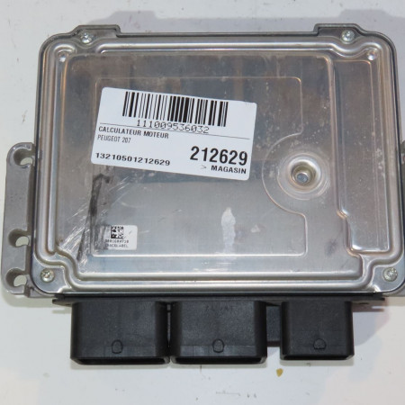 Calculateur moteur occasion  Peugeot 207/207+ (WA_, WC_) 1.4 16v (2006-2013) 3 portes   9664738780 
