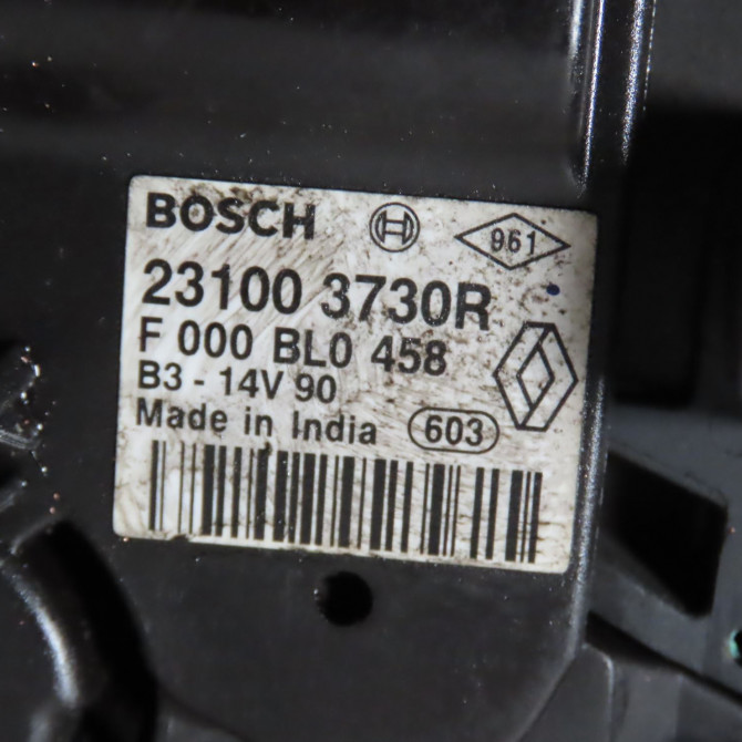 Alternateur occasion  Renault CLIO IV (BH_) 1.2 16v (2012)   231003730R  2