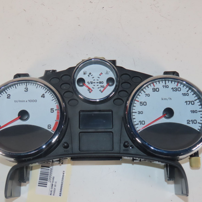 Bloc compteurs occasion  Peugeot 207 CC (WD_) 1.6 hdi (2007-2015)   9666749180  1