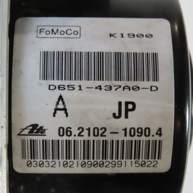 Unité hydraulique ABS occasion  Mazda 2 (DE_, DH_) 1.4 mzr-cd (2008-2015)   D6Y1437A0D  6