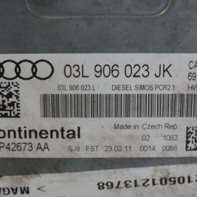 Calculateur moteur occasion  Audi A3 (8P1) 1.6 tdi (2009-2012)   03L906023JK  2