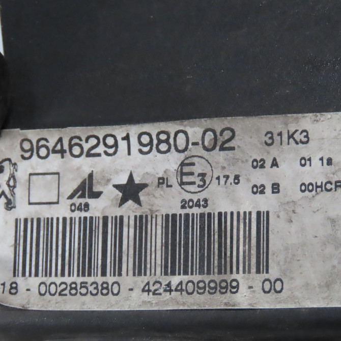 Phare droit occasion  Peugeot 307 (3A/C) 2.0 hdi 90 (2000-2007) 5 portes   6205Z3  2