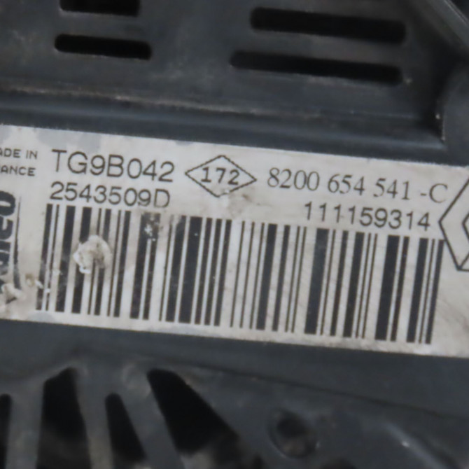 Alternateur occasion  Renault CLIO III (BR0/1, CR0/1) 1.2 16v (br02, br0j, br11, cr02, cr0j, cr11) (2005-2014) 5 portes   8200654541  2