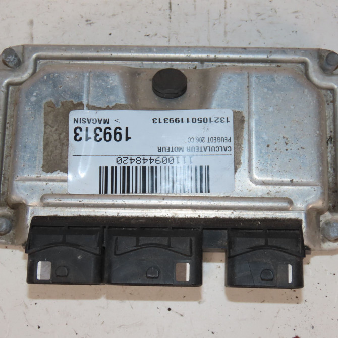 Calculateur moteur occasion  Peugeot 206 CC (2D) 1.6 16v (2dnfuf, 2dnfur) (2000-2007) 2 portes   9650347980  1