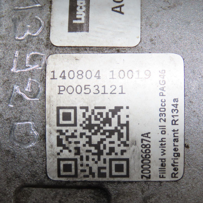 Compresseur air conditionne occasion  Renault ESPACE IV (JK0/1_) 2.0 dci (jk02, jk03) (2006) 5 portes   8200454172  2