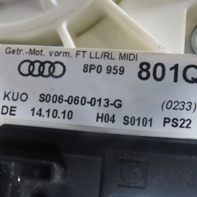 Mecanisme+moteur leve-glace avg occasion  Audi A3 (8P1) 2.0 tdi 16v (2003-2012) 3 portes   8P3837461C  3