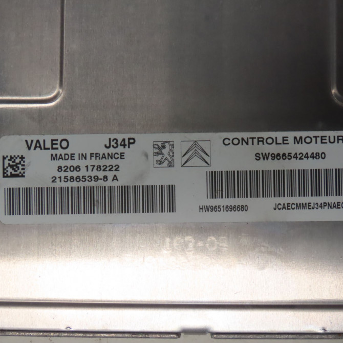Calculateur moteur occasion  Citroën C3 I (FC_, FN_) 1.4 i (2002-2010) 5 portes   1943FL  2