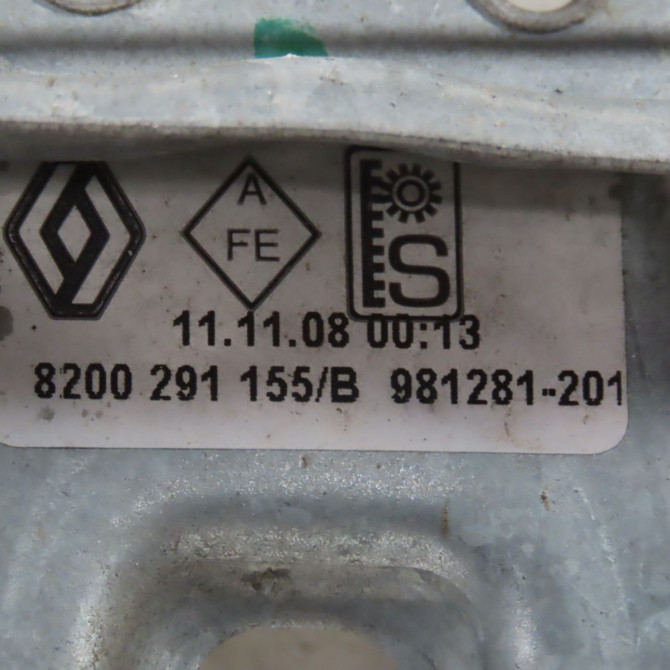 Mecanisme leve-glace arrière droit occasion  Renault CLIO III Grandtour (KR0/1_) 1.5 dci (kr0g) (2007-2012)   8200291155  2