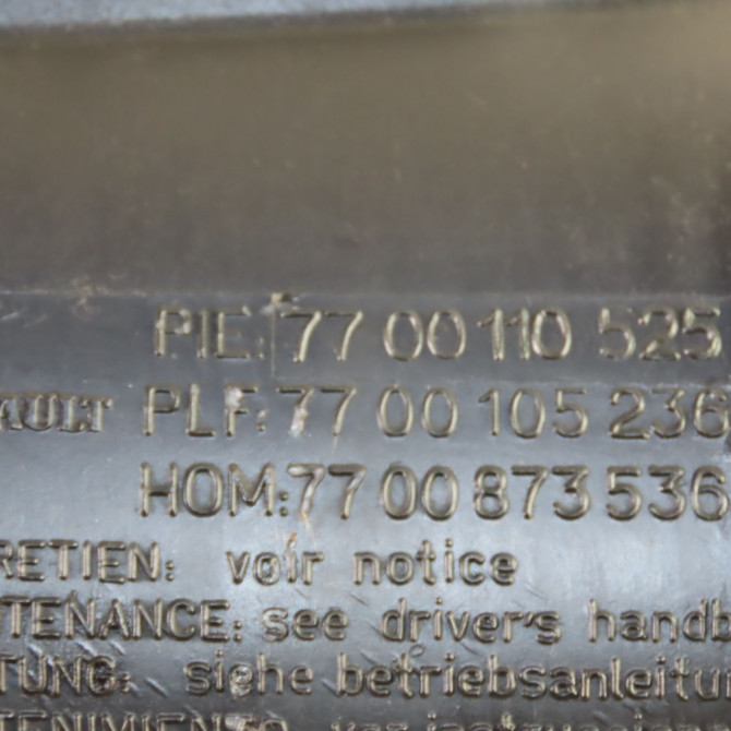 Boitier filtre a air occasion  Renault CLIO II (BB_, CB_) 1.2 lpg (1998-2009)   8200521692  2