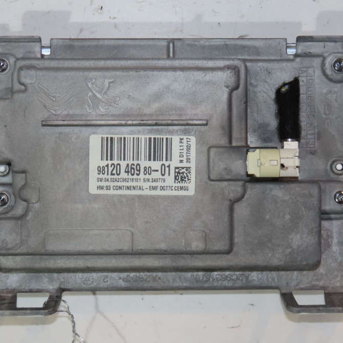 Afficheur digital occasion  Peugeot 2008 I (CU_) 1.6 bluehdi 100 (2015)   9812046980  2