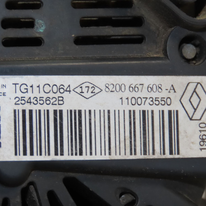 Alternateur occasion  Renault CLIO II (BB_, CB_) 1.5 dci (b/cb3m) (2005-2010) 3 portes   8200667608  2