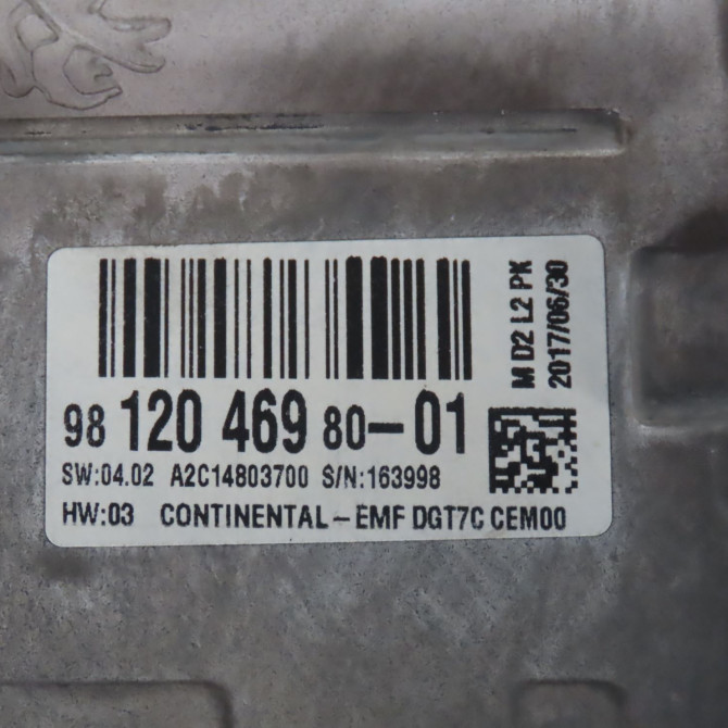 Afficheur digital occasion  Peugeot 208 I (CA_, CC_) 1.2 vti 82 (2012)   9812046980  2