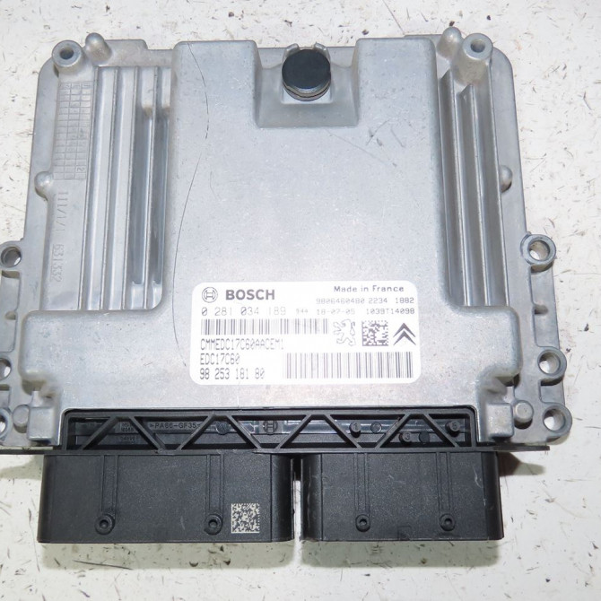 Calculateur moteur occasion  Peugeot PARTNER Camionnette/Monospace 1.6 bluehdi 100 (2015)   1613645180  1