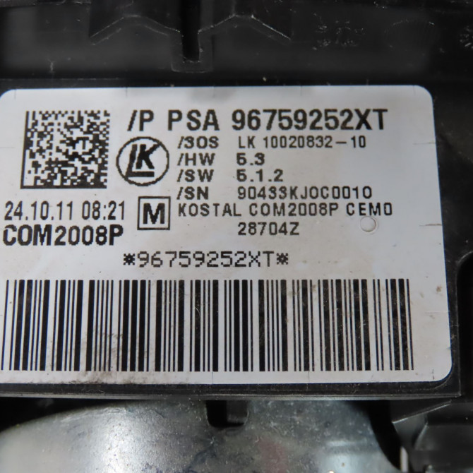 Bloc commodos occasion  Citroën C4 II (NC_) 1.6 hdi 110 (2009) 5 portes   96759252XT  2