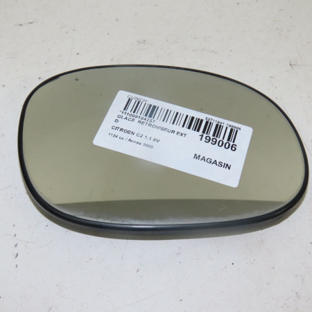 Glace  retroviseur exterieur droit occasion  Citroën C2 (JM_) 1.1 (2003-2012) 3 portes   8151GC 
