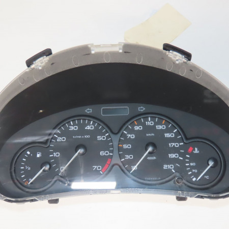 Bloc compteurs occasion  Peugeot 206 3/5 portes (2A/C) 1.1 i (1998-2007)   9643401280 