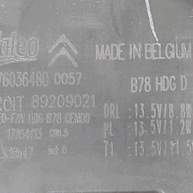 Feu position droit occasion  Citroën C4 PICASSO II 1.6 hdi / bluehdi 115 (2013) 5 portes   9676036480  2