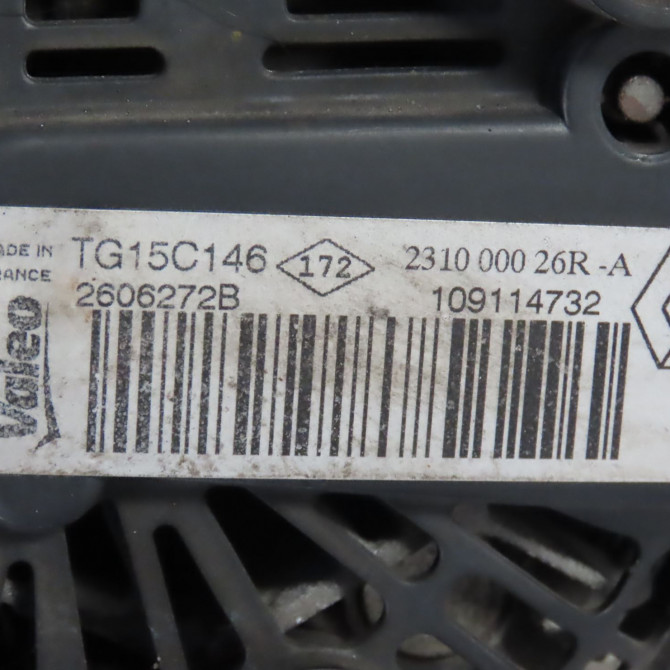 Alternateur occasion  Renault MEGANE III 3/5 portes (BZ0/1_, B3_) 1.5 dci (bz09, bz0d, bz1w, bz29, bz14) (2009) 5 portes   231000026R  3