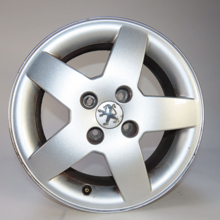 Jante aluminium occasion  Peugeot 207/207+ (WA_, WC_) 1.4 hdi (2006-2015) 5 portes   9651016580 