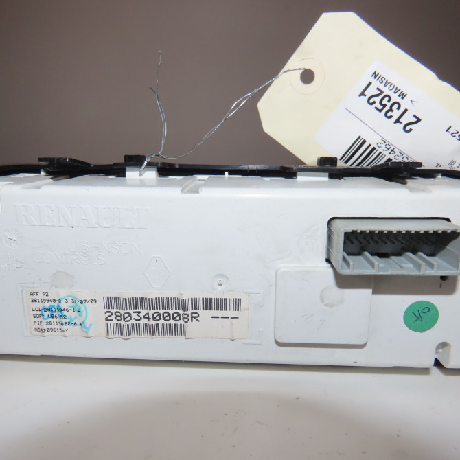 Afficheur digital occasion  Renault MEGANE III Coupé (DZ0/1_) 1.5 dci (dz0a) (2008-2015)   280340008R  3