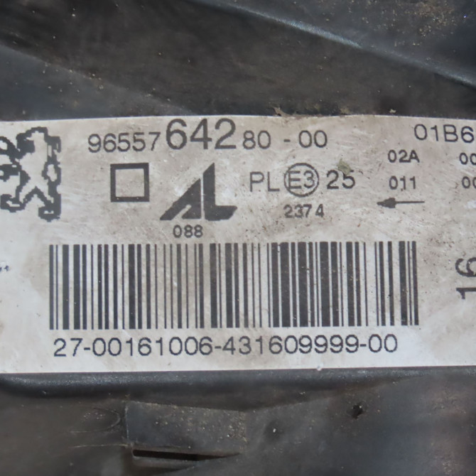 Phare droit occasion  Peugeot 307 SW (3H) 1.6 hdi 110 (2003-2007)   620686  2