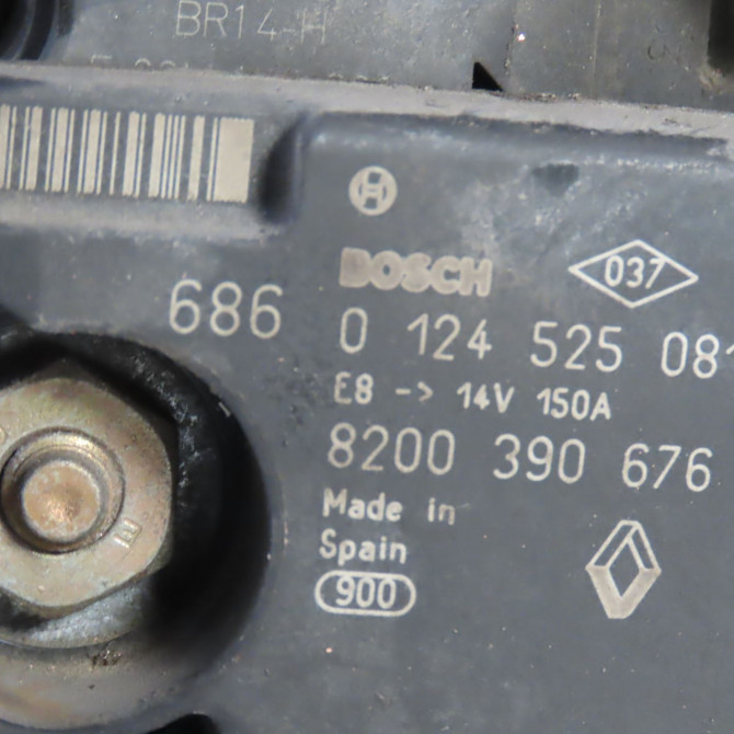 Alternateur occasion  Renault SCÉNIC II (JM0/1_) 1.5 dci (jm1f) (2005-2008)   8200728292  4