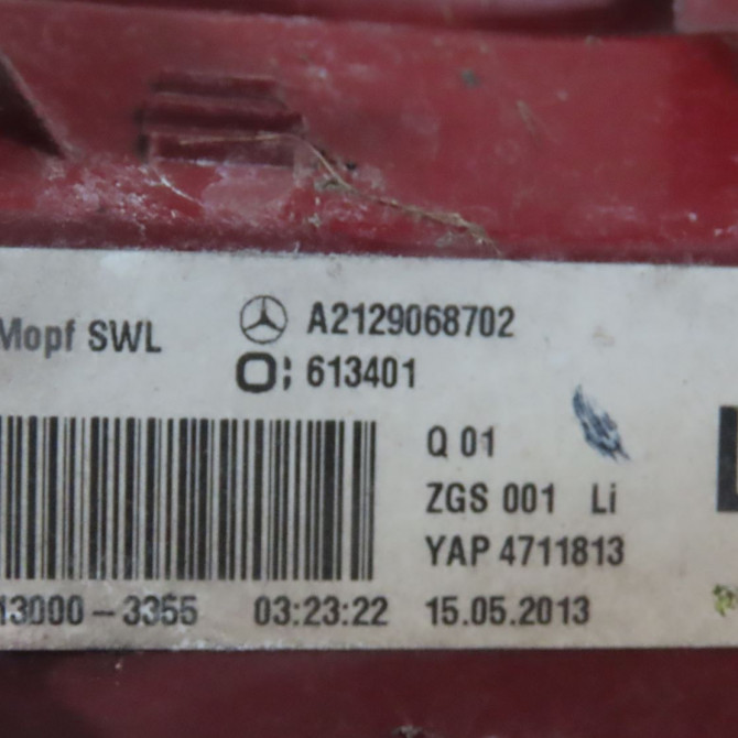 Feu arrière gauche occasion  Mercedes-benz CLASSE E (W212) E 300 hybrid / bluetec hybrid (212.098) (2011-2016)   A2129068702  3