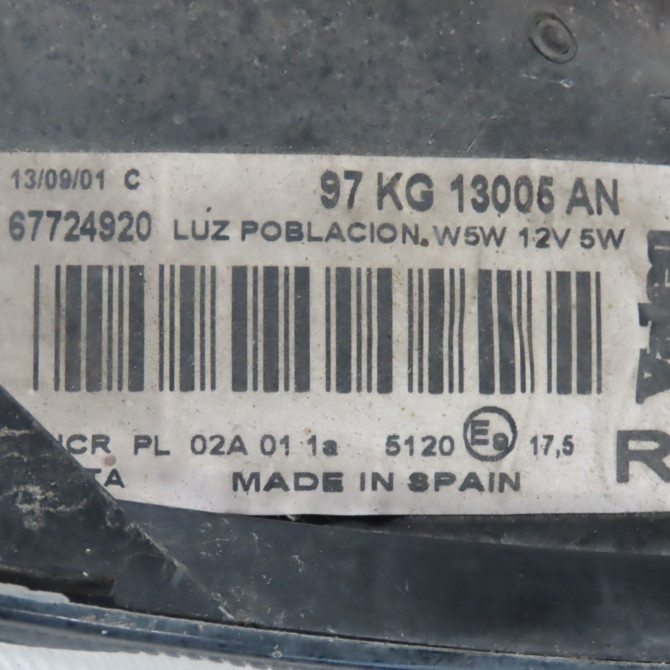 Phare droit occasion  Ford KA (RB_) 1.3 i (1996-2008)   1079423  2