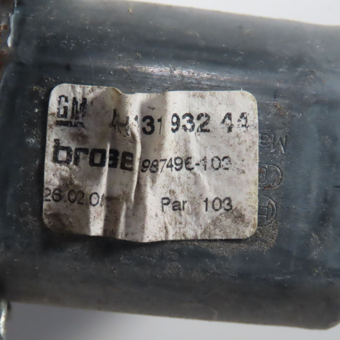 Mecanisme+moteur leve-glace avg occasion  Opel ASTRA H TwinTop (A04) 1.6 (l67) (2006-2010)   93187001  2