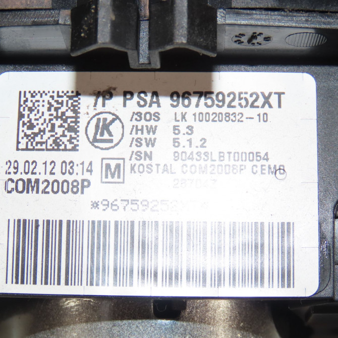 Bloc commodos occasion  Citroën C4 II (NC_) 1.6 hdi 90 (2009) 5 portes   96759252XT  5