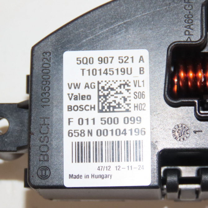 Resistance de chauffage occasion  SEAT LEON III LEON III Phase 1 2012-10-01->-0001-11-30   5Q0907521A  2