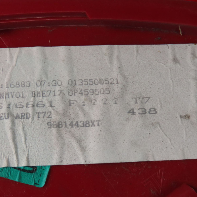 Feu arrière droit occasion  Peugeot 308 SW I (4E_, 4H_) 1.6 hdi (2009-2014)   6351FF  2