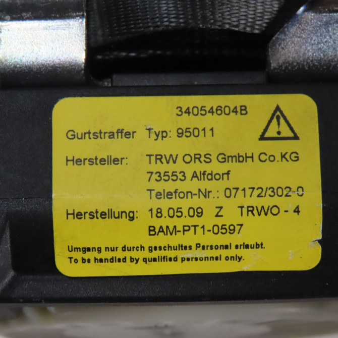 Ceinture avant droite occasion  Renault MODUS / GRAND MODUS (F/JP0_) 1.2 16v (jp0w) (2007)   8200838275  4