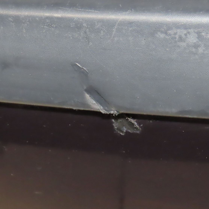 Pare-choc arrière occasion  Renault MODUS / GRAND MODUS (F/JP0_) 1.2 16v (jp0w) (2007)   7701209923  8