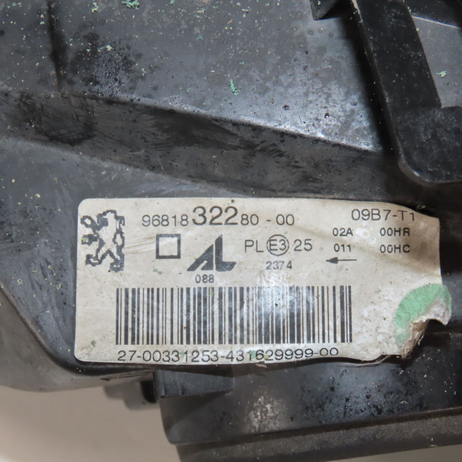 Phare droit occasion  Peugeot 307 (3A/C) 1.6 hdi (2005-2009) 5 portes   620686  2