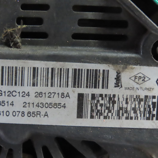 Alternateur occasion  Renault CLIO IV (BH_) 1.5 dci 90 (2012) 5 portes   231007865R  2